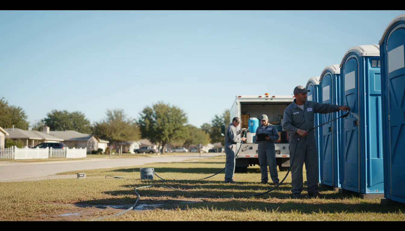 Long-Term Portable Toilet Rental in Longview, IL near me